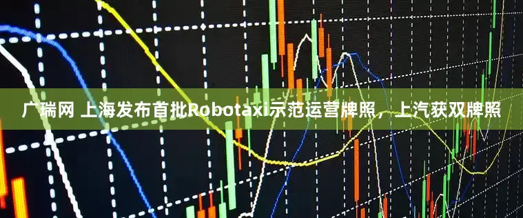 广瑞网 上海发布首批Robotaxi示范运营牌照，上汽获双牌照